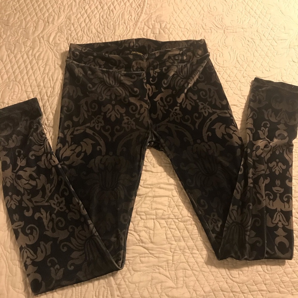 Velvet leggings